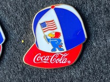 PIN PINS ENAMEL WORLD CUP 98 1998 FOOTBALL SOCCER COCA COLA USA DORE comprar usado  Enviando para Brazil