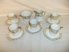 Usado, Conjunto de café porcelana dourada c4 Noritake início do século XX antigo 12 peças - 7F2B comprar usado  Enviando para Brazil