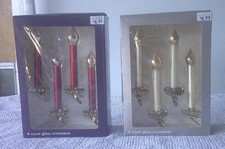 4 glitter glass candles for sale  Fresno