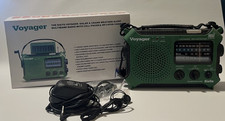 Rádio portátil Kaito emergência solar + manivela elétrica KA500 voyager verde comprar usado  Enviando para Brazil