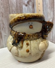Snowman ceramic rustic for sale  Louisville