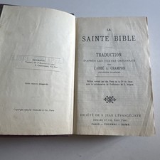Sainte bible numéro d'occasion  Nanterre