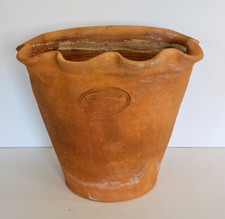 Vaso de parede J. Beaumont terracota borda de babado comprar usado  Enviando para Brazil