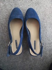 Peacocks blue suede for sale  BARROW-UPON-HUMBER