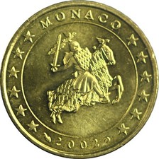 Centimes monaco 2002 d'occasion  Paris II