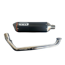 Tubo de escape e ligação frontal para bicicleta esportiva motocicleta ciclomotor 50cc e 150cc, usado comprar usado  Enviando para Brazil