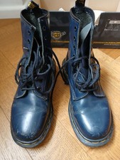 Martens navy smooth usato  Roma