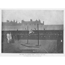 Oxford and Cambridge Sports - Swanwick's High Jump - Estampa antiga 1894 comprar usado  Enviando para Brazil