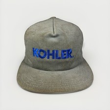 Chapéu Snapback Vintage KOHLER Veludo, Cozinha e Banheiro, Boné Cinza, FEITO NOS EUA comprar usado  Enviando para Brazil