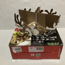 Tigela de frutas Alessi Mediterraneo LG aço inoxidável italiano Emma Silvestris 2005, usado comprar usado  Enviando para Brazil