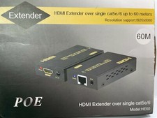 Extensor de lan HDMI over cat 5e cat 6 rj45 até 60m 1080P  comprar usado  Enviando para Brazil