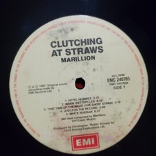 Usado, Marillion – Clutching At Straws - 1987 Aus lançamento - SEM CAPA - MUITO BOM ESTADO comprar usado Usado, Marillion – Clutching At Straws - 1987 Aus lançamento - SEM CAPA - MUITO BOM ESTADO comprar usado  Enviando para Brazil