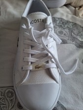 Lacoste white trainers for sale  UK