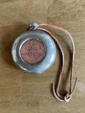 Antique flask round for sale  Wells