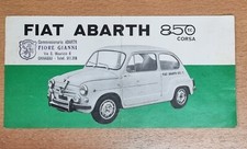 Brochure abarth 850 usato  Grugliasco