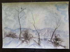 Quadro vintage paesaggio usato  Torino