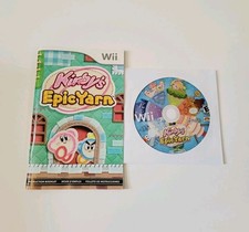 Kirby's Epic Yarn (Nintendo Wii, 2010) Apenas disco e manual! comprar usado  Enviando para Brazil