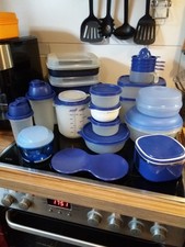 Tupperware konvolut blau gebraucht kaufen  Hamburg