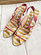 Manolo blahnik striped for sale  CHELTENHAM