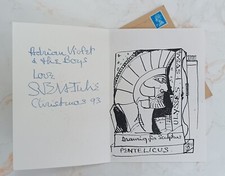 Inscribed card from d'occasion  Expédié en Belgium
