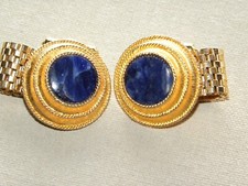 Vtg cufflinks blue for sale  Westerville