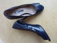 Pumps peeptoes blau gebraucht kaufen  Wallersdorf