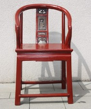 Usado, stuhl china chinalack rot maria mit kind japan chair armlehnstuhl alt comprar usado  Enviando para Brazil