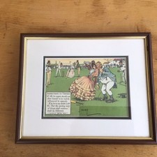 Framed rules cricket. for sale  SHEPTON MALLET