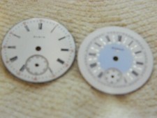 Usado, 2 mostradores pequenos Elgin tamanho 0 One is a Fancy Dial comprar usado  Enviando para Brazil