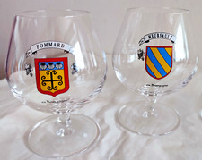 Verres sérigrafiés.6 verres d'occasion  France