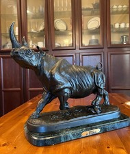Bronze rhino large for sale  Elk Grove
