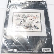 Usado, Vintage 1990 Janlynn Nature's Resting Place Kit de Ponto Cruz Contado 18" X 12" comprar usado  Enviando para Brazil