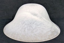 Framburg 12" Vianne Branco Mouchette Sombra de Vidro Para Pingente Ilha Fin-De-Siecle, usado comprar usado  Enviando para Brazil