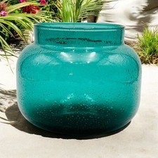 Teal hand blown for sale  Willow Grove
