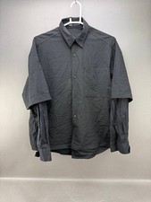 Zara Masculino Preto Manga Dupla Manga Comprida com Botões Tamanho P comprar usado  Enviando para Brazil