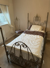 wrought iron bed single for sale  AIRDRIE