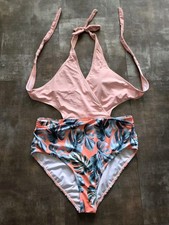 Monokini badeanzug pfirsichfar gebraucht kaufen  Neu-Isenburg