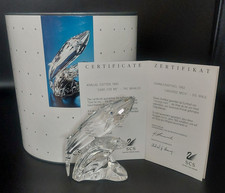 Swarovski crystal whales for sale  WADHURST