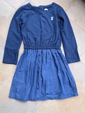 Blaues langarmkleid jeansrock gebraucht kaufen  Bad Gandersheim