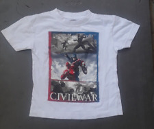 Usado, Camiseta infantil Marvel Capitão América GUERRA CIVIL tamanho 5 usada anteriormente comprar usado  Enviando para Brazil