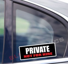Private hire decal for sale  Willits