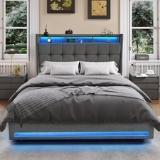 Led rgb doppelbett gebraucht kaufen  Bremen