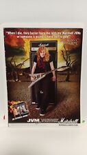 Usado, AMPLIFICADORES DE GUITARRA DAVE MUSTAINE MARSHALL JVM - 11X8.5 - ANÚNCIO IMPRESSO.  1 comprar usado  Enviando para Brazil