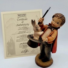 Estatueta de madeira Anri Abracadabra esculpida à mão edição limitada 204/1500 com certificado de autenticidade, usado comprar usado  Enviando para Brazil