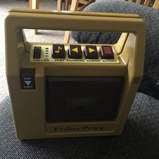 Vintage lata 80. Fisher Price Magnetofon kasetowy w pełni działający na sprzedaż  Wysyłka do Poland