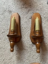Pair wooden candle for sale  Las Vegas