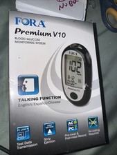 Medidor de glicose no sangue falante FORA Premium V10 (inglês, espanhol) comprar usado  Enviando para Brazil
