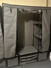 Canvas wardrobe closet for sale  GLASGOW