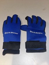 Usado, EUA Luvas de mergulho de neoprene tamanho médio azul mergulho esportes aquáticos EUA M comprar usado  Enviando para Brazil