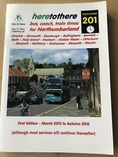 Northumberland bus timetable for sale  CLACTON-ON-SEA